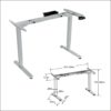 Bàn điện tử Hafele Electric Desk 633.44.015 - Hình ảnh 2