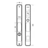 Khóa điện tử Hafele DL6600, cửa trượt - 912.20.144 - Hình ảnh 3